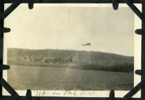 Topeka aircraft manufacturer Albin Longren conducted thousands of exhibition flights in the 1910s and 1920s, the proceeds from which he funded is aircraft manufacturing plant in Topeka. In this ultra rare view, Longren's Model AK is seen airborne. Photo Courtesy Keith Schultz.