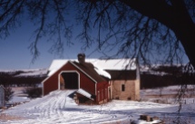 This view of the J. L. Schepp barn, located on Illinois Creek Road, was taken by Charles Herman in the 1970s.