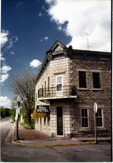 Alma photographer Charles Herman took this photo of the Alma Hotel in the early 1970s.