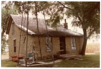 Rear view, Slim Sargent's home, Dover, Kansas, summer 1984