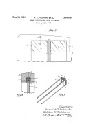 This United States Patent, dated May 12, 1931 describes a rubber weather stripping for windows and doors.